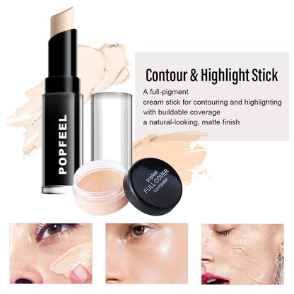 Make-up Set Damen – Komplett Schminkset für Gesicht, Augen & Lippen