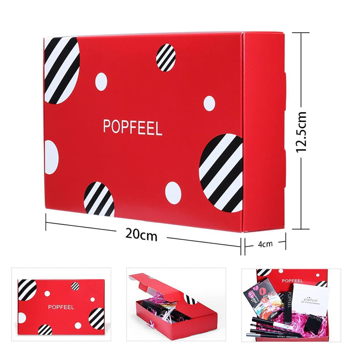 Make-up Set Damen – Komplett Schminkset für Gesicht, Augen & Lippen