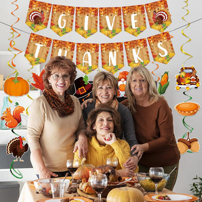 Thanksgiving Dekorationen Herbst Tischdeko Festlichkeiten