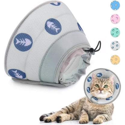 Supet Halskrause Katze Einstellbarer Weich Kragen Cone für