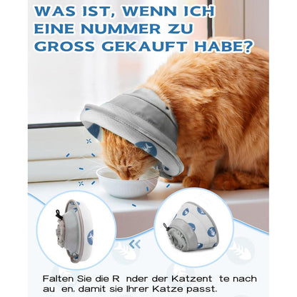 Supet Halskrause Katze Einstellbarer Weich Kragen Cone für