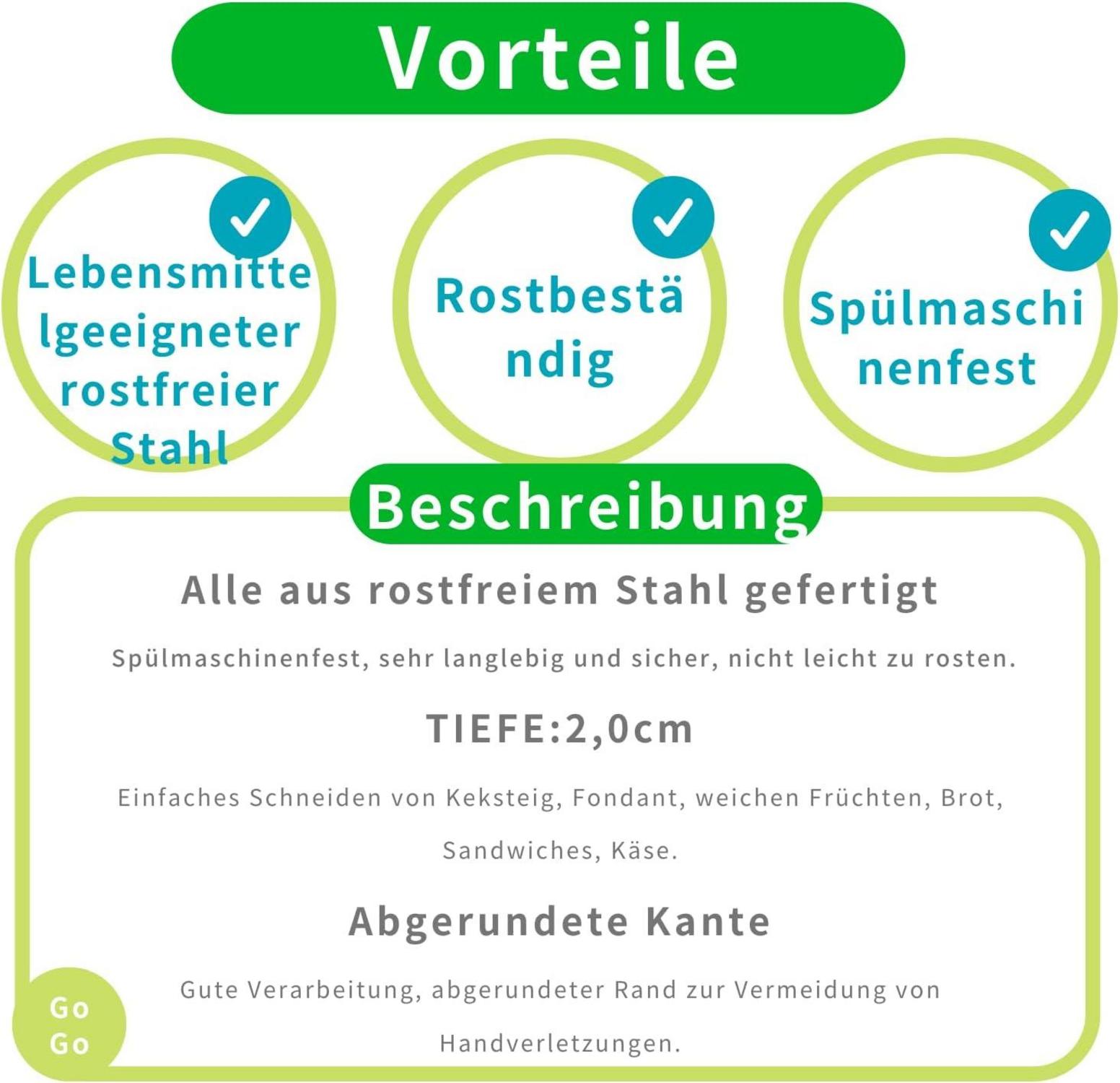 Herbst Blätter Ausstechformen 4er Set Ahornblatt Eichenblatt