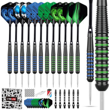 CyeeLife Profi Dartpfeile 22g Metallspitze 12 Stück Steel