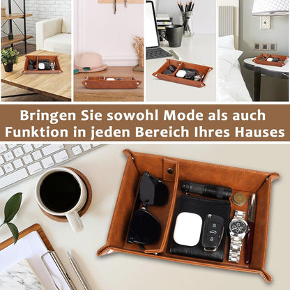 Lederschale Tablett Geschenke für Opa Weihnachten