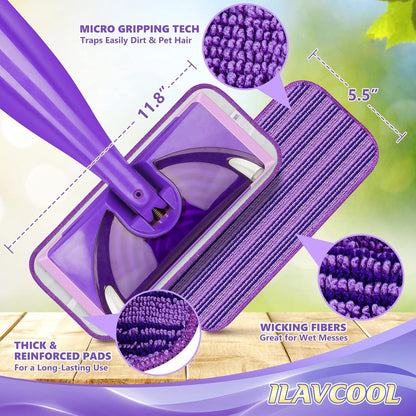 6er Pack Wiederverwendbar Mikrofaser Mop Pads für Swiffer