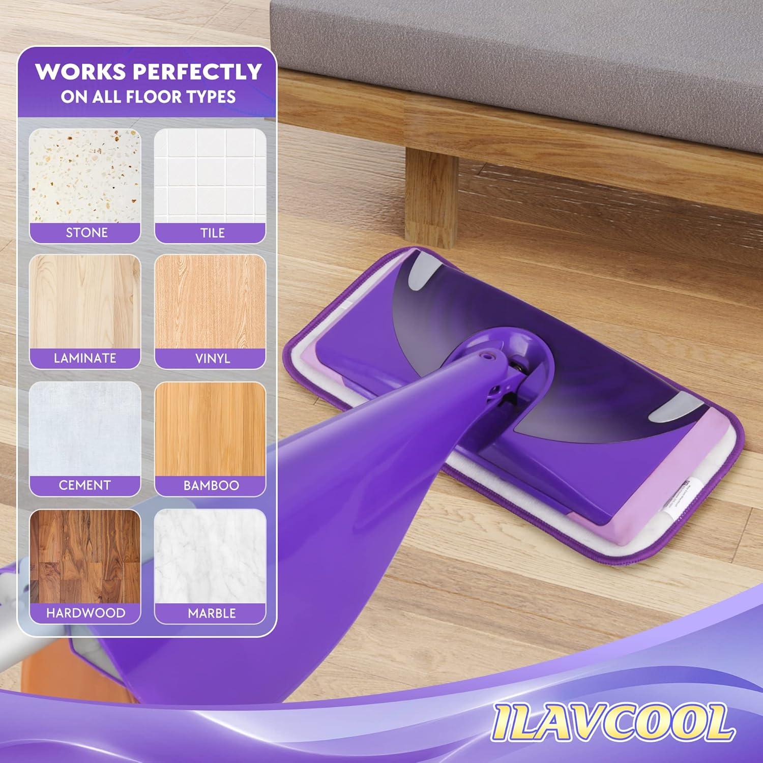 6er Pack Mikrofaser Mop Pads Swiffer WetJet Nass- & Trockenreinigung Hartholz