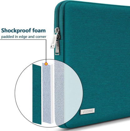 Laptophülle 12,3-13 Zoll für MacBook Air Pro Surface Pro, Laptoptasche Schutzhülle, Deep Teal
