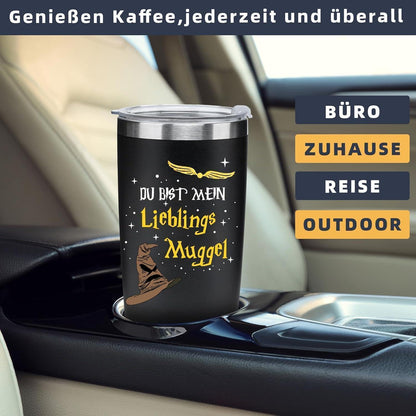 Weihnachts-Thermosflasche 500ml Edelstahl - Geschenk für