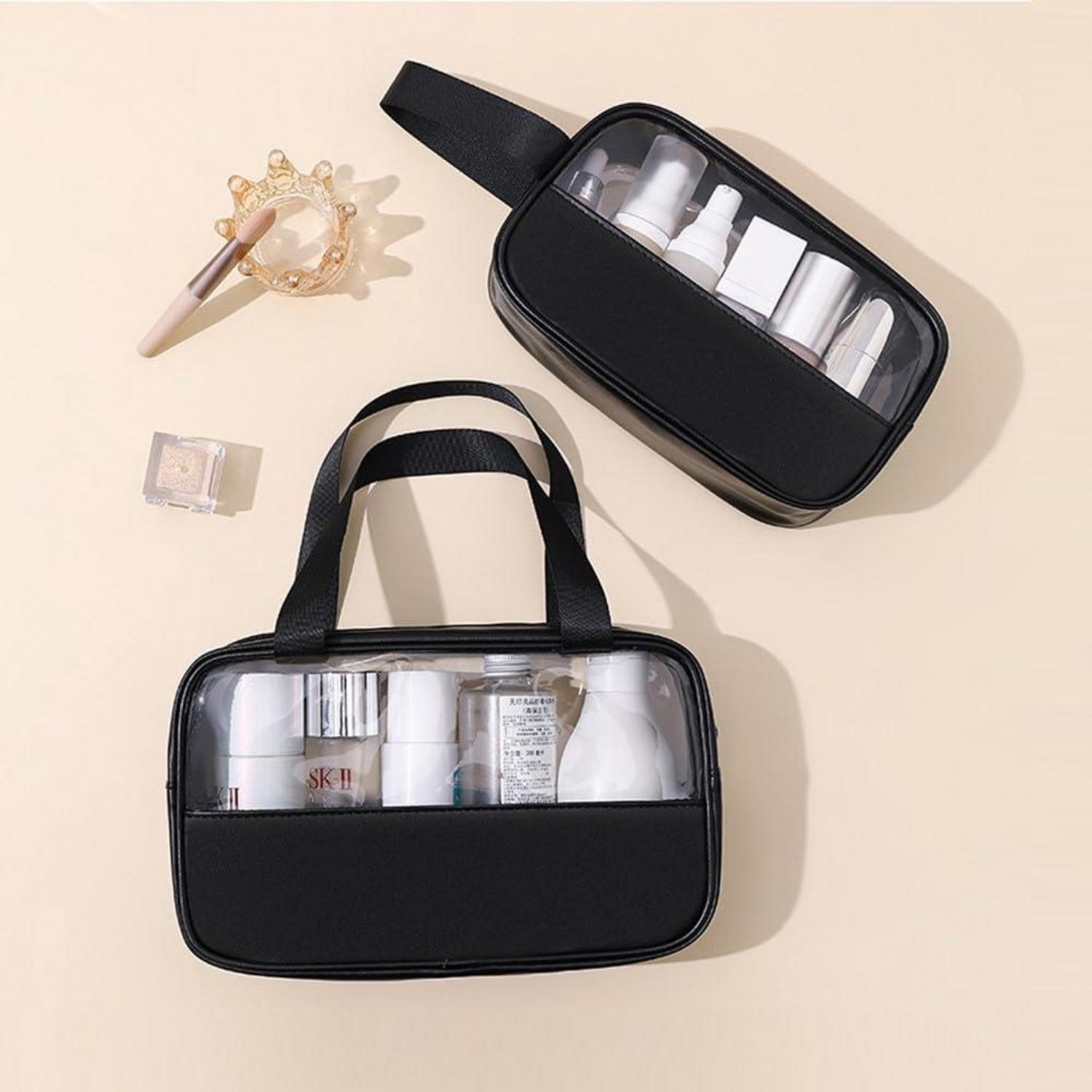 Transparente Kosmetiktasche Set 4-teilig wasserdicht Große