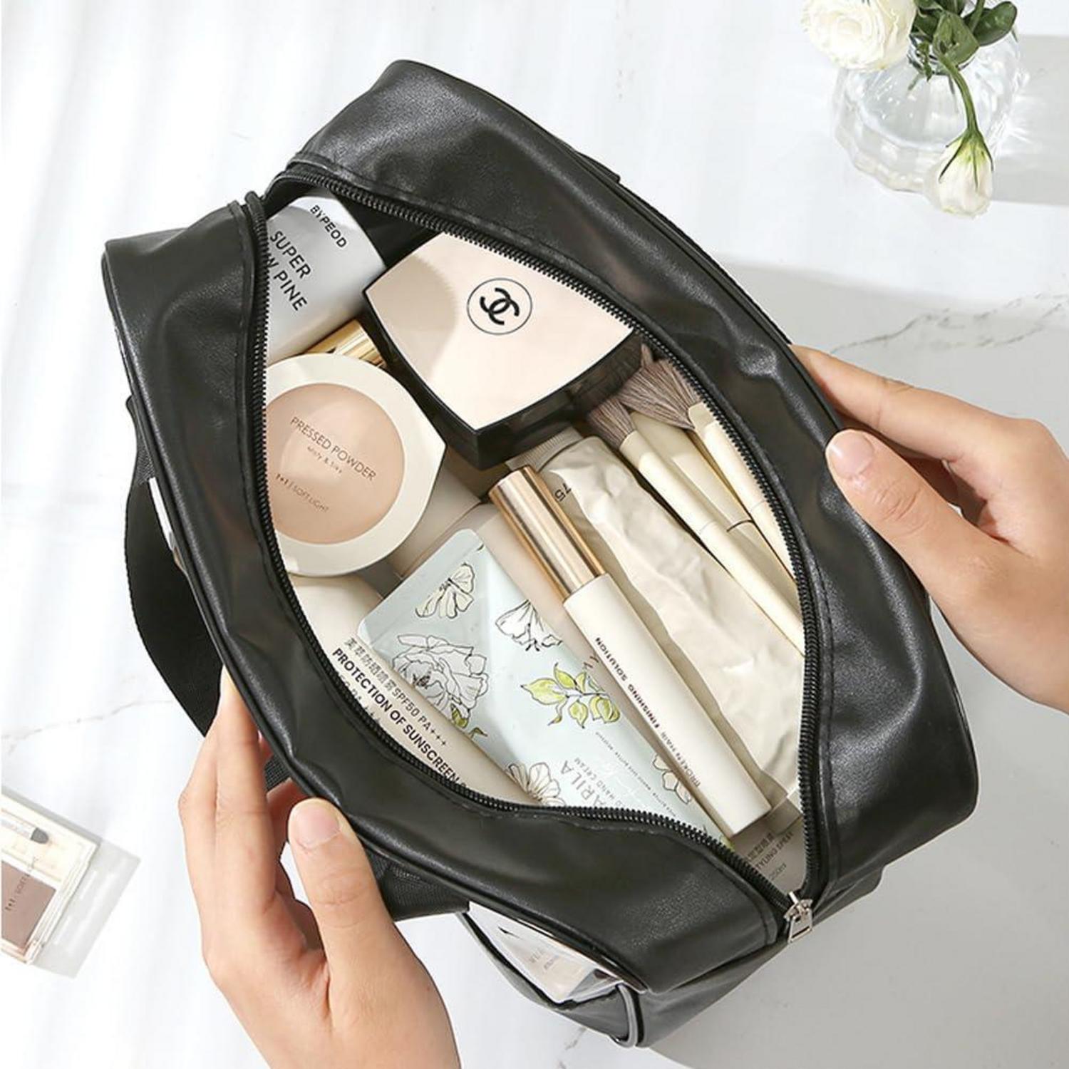 Aucuu Transparente Kulturbeutel Damen Organizer, Reise Kosmetiktasche wasserdicht
