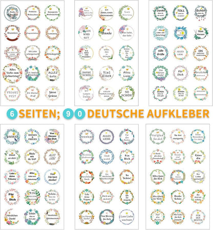 Papiertüten Geschenktüten Candy Tüten Aufkleber Muster