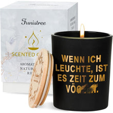 Weihnachtsgeschenk Duftkerze für Männer im Glas