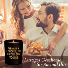 Weihnachtsgeschenk Duftkerze für Männer im Glas