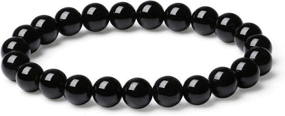 Kristall Armband Natürliche Obsidian Perlenarmband XIANNVXI