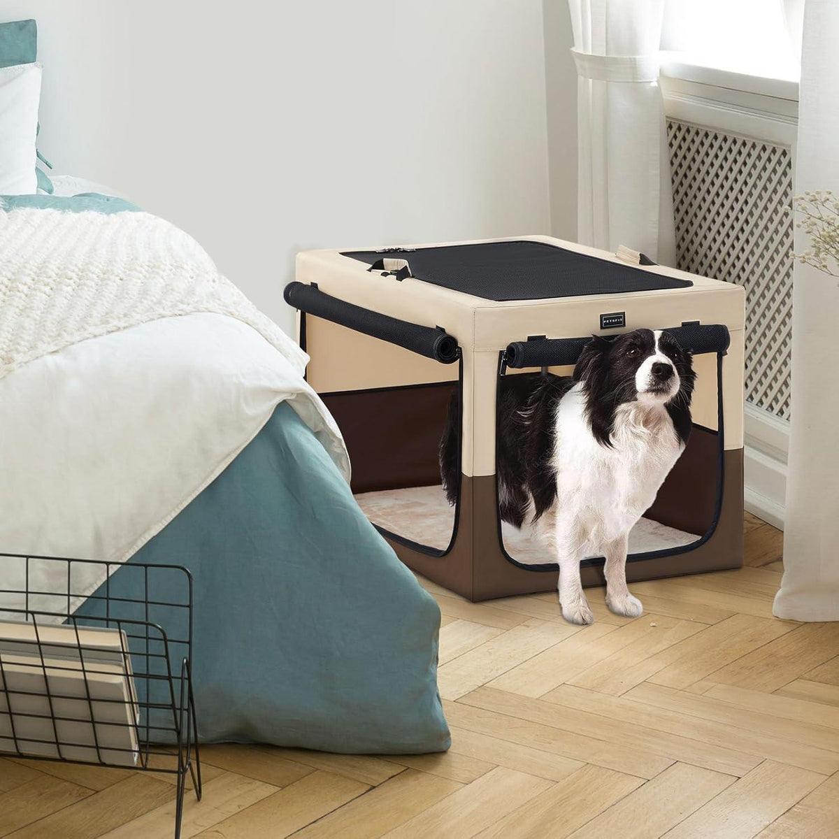 Faltbare Hundebox für Zuhause & Reisen – Komfortabler Kennel