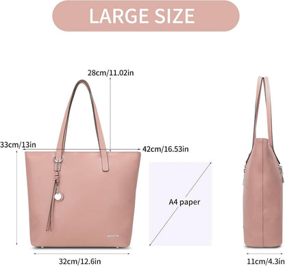Handtasche Damen Shopper Groß für Büro Schule