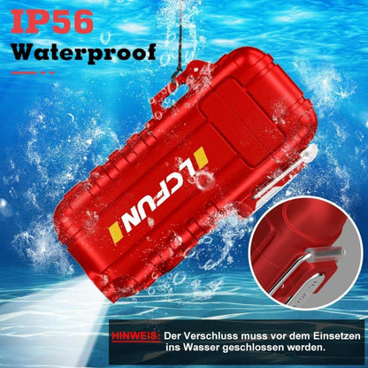 LcFun Elektrisches Feuerzeug USB Wiederaufladbar LED-Batterie-Anzeige Winddicht
