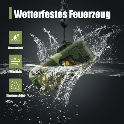 LcFun Elektrisches Feuerzeug USB C Flexibler Hals Taschenlampe