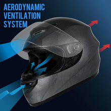Favoto Integralhelm Motorradhelm ECE Zertifiziert