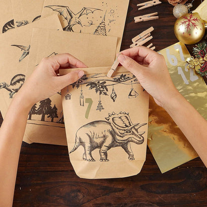 Adventskalender Tüten zum Befüllen 2024 | DIY