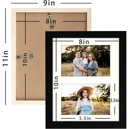 Bilderrahmen für 20x25 cm Foto Doppelter 10x15 Rahmen