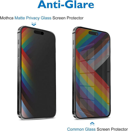 Mothca Matt Sichtschutz 9H für iPhone 16/15 - 6,1 Zoll