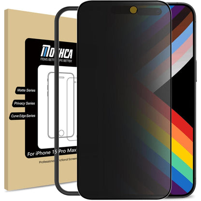 Mothca Matt Sichtschutz iPhone 15 Pro Max 6,7 Zoll