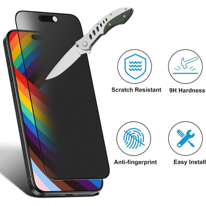 Mothca Matt Sichtschutz iPhone 15 Pro Max 6,7 Zoll