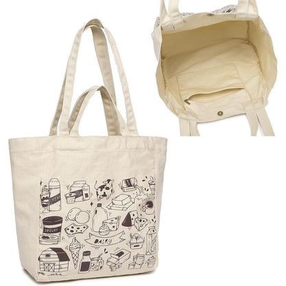 Miss Lulu Große Damen Canvas Schultertasche Tote Bag