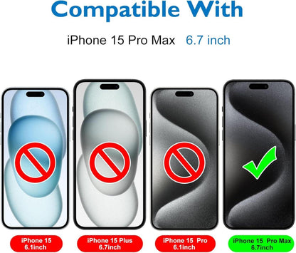 Mothca Matt Panzer Schutz Glas iPhone 15 pro max