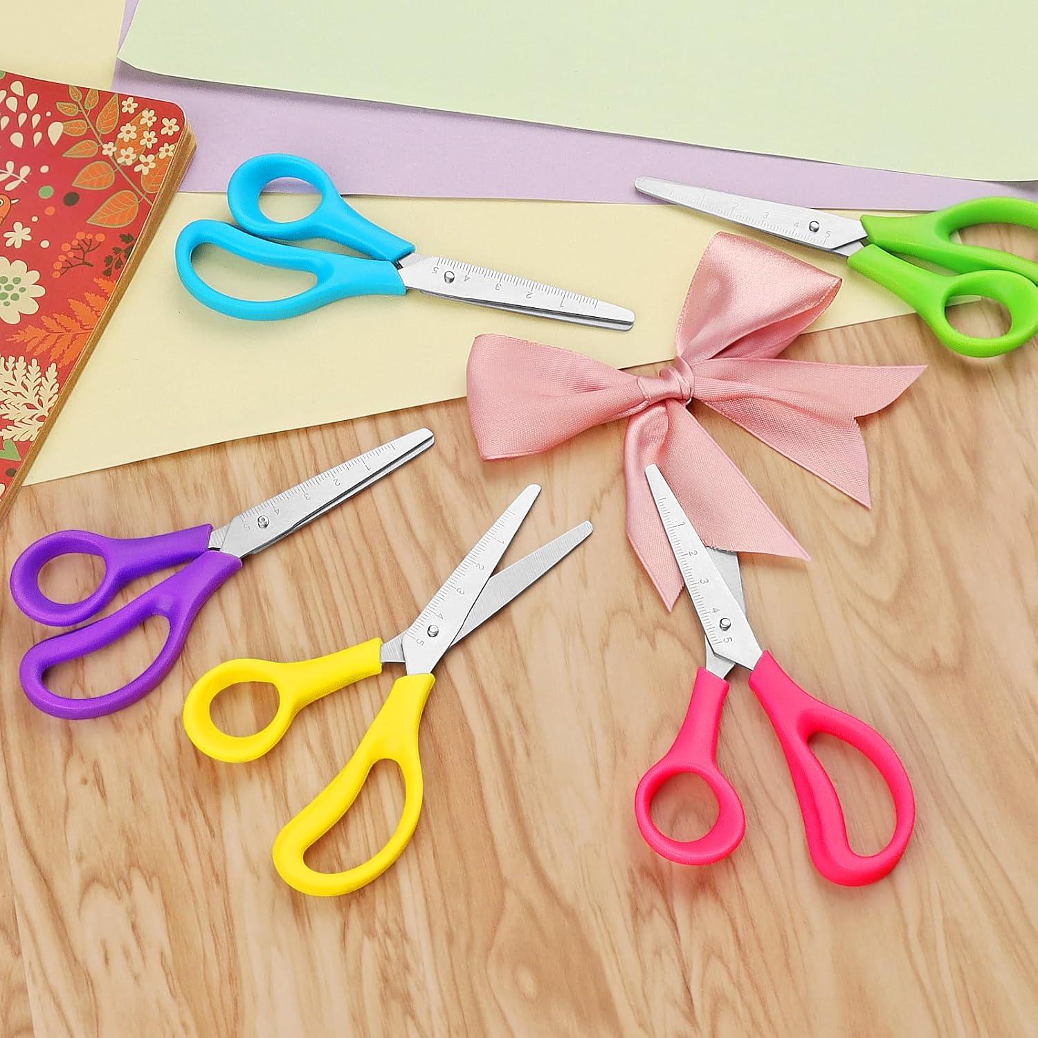 Kinderscheren mit weichen Griffen, 12,7 cm, stumpfe Spitze, 5er