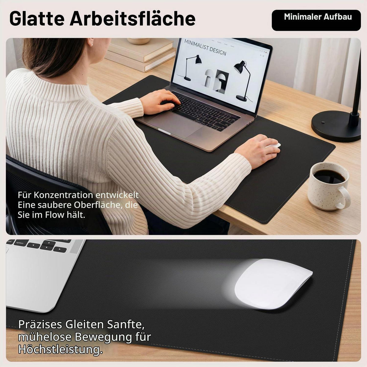 Kork Tischunterlage 80x43 cm – Rutschfest & Wasserdicht