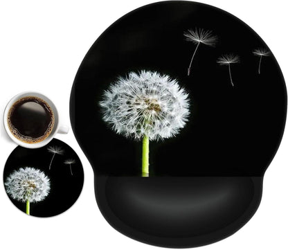 Ergonomisches Mousepad mit Handauflage und Gelkissen - Set mit