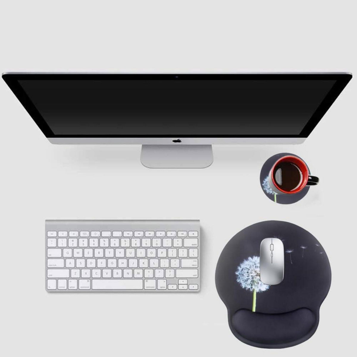 Ergonomisches Mauspad mit Handauflage und Gelkissen