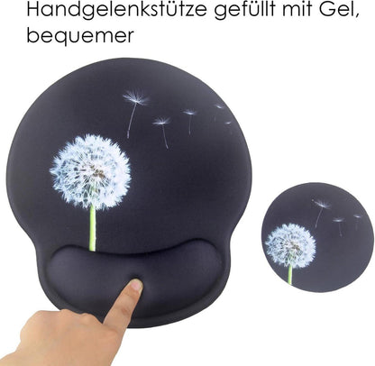 Ergonomisches Mousepad mit Handauflage und Gelkissen - Set mit