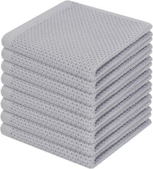 Geschirrtuch Set 8er 100% Baumwolle Premium Saugfähig Waffeldesign
