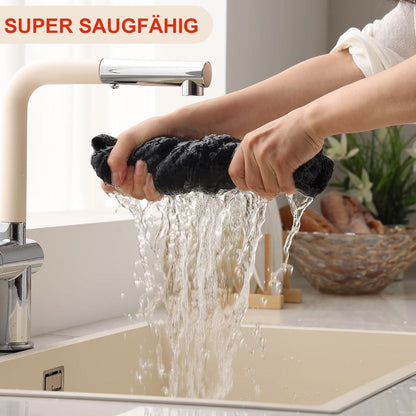 Moosfor Geschirrtücher 100% Baumwolle 6er Set Weich