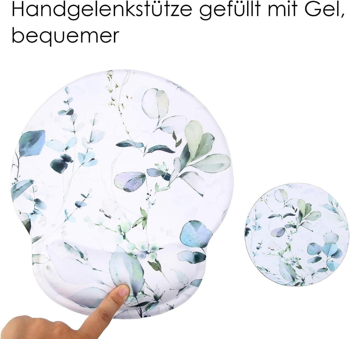 Ergonomisches Mousepad mit Gelkissen und Handauflage inklusive