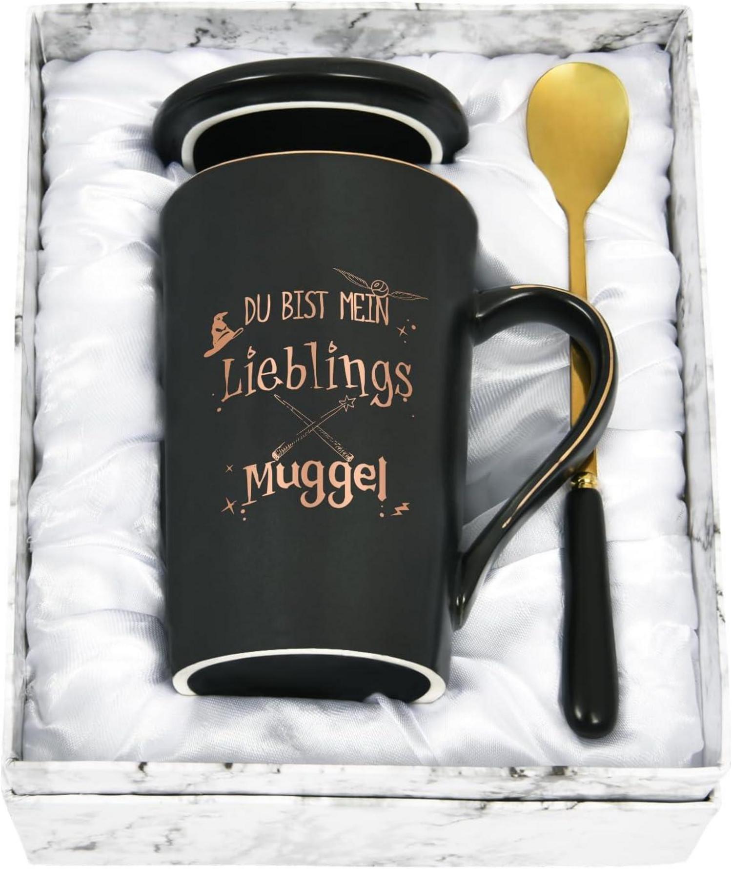 Lustige Geschenk Tasse Spruch Lieblings Muggel Weihnachten 400ml