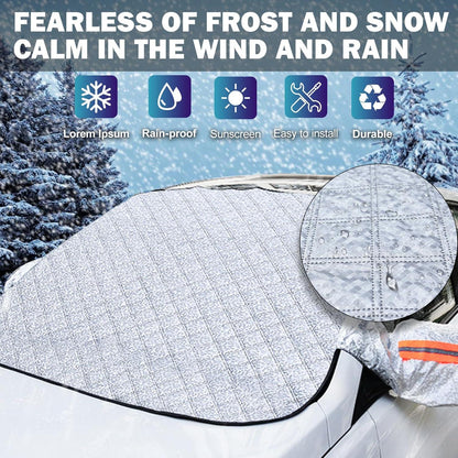 Autoscheibenabdeckung Winter Frontscheibe Magnet Fixierung