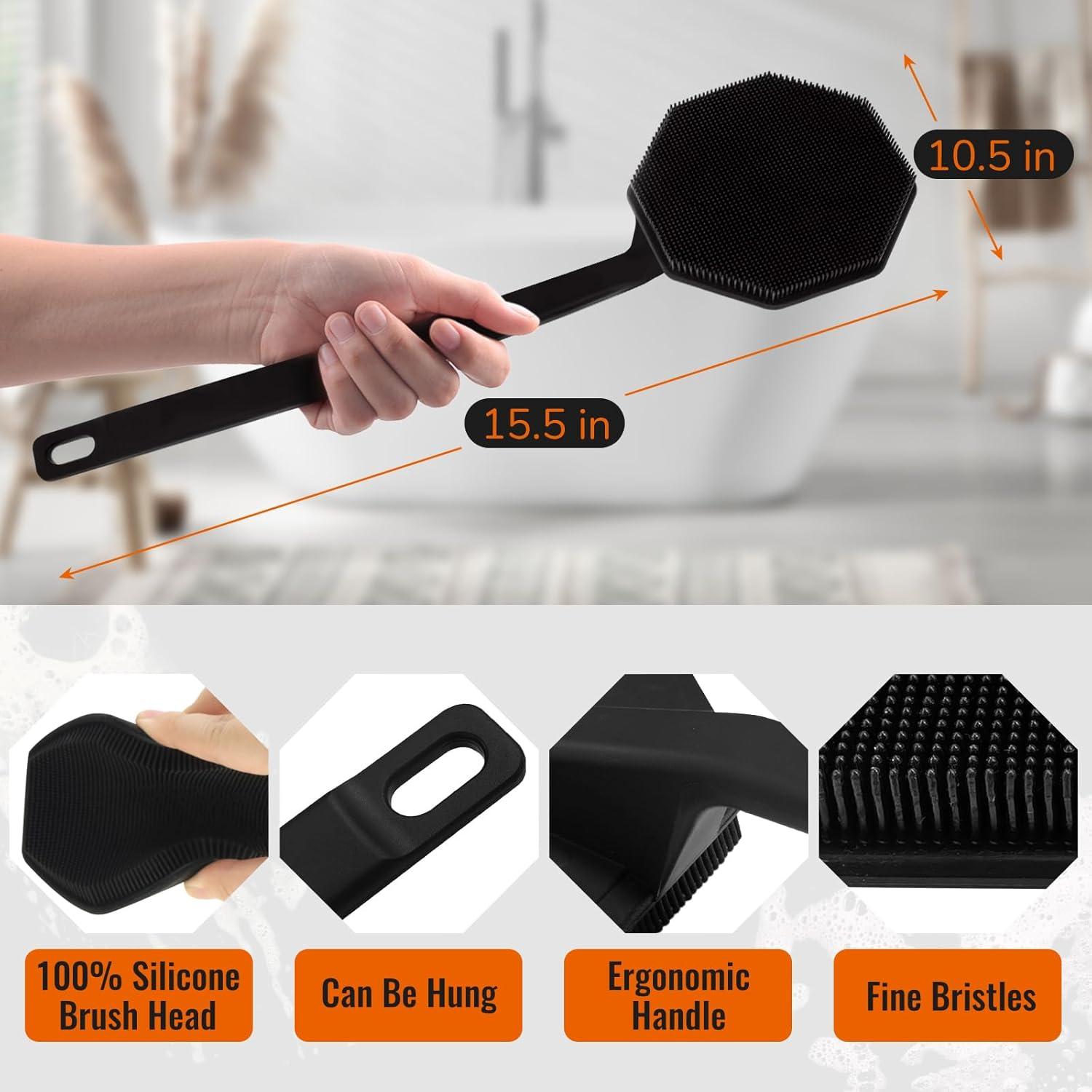 Silikon Duschschrubber Massage Peeling Bürste für Hautreinigung