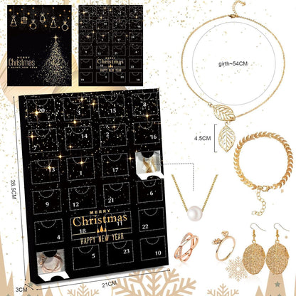 Adventskalender 2026 Frauen Schmuck Weihnachtskalender Damen