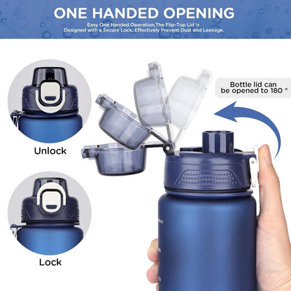 Sport Trinkflasche 1l BPA Frei Auslaufsicher mit Filter