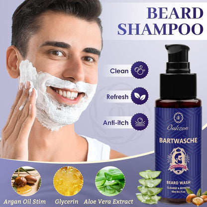 Bartpflege Set für Männer Bartwachstumskit Bartwachstumserum
