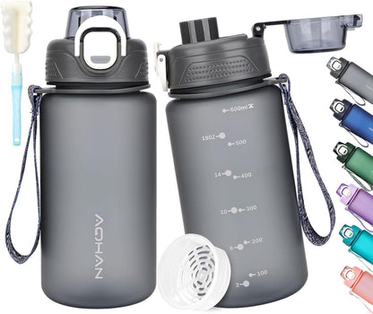 Trinkflasche BPA frei 600ml Sport Kohlensäure geeignet auslaufsicher