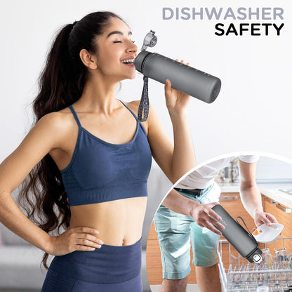 Trinkflasche 600ml BPA frei Sport Kohlensäure geeignet Auslaufsicher
