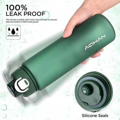 AOHAN Trinkflasche 600ml BPA Frei Sport Wasserflasche Kohlensäure Geeignet