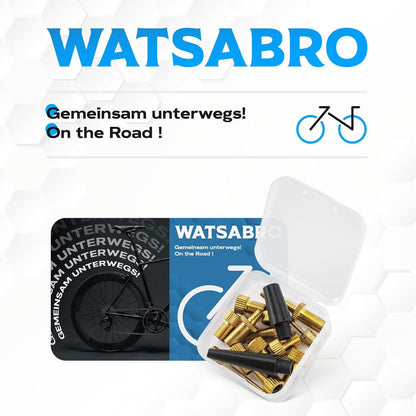 Fahrradventil Adapter Set 15-teilig Messing Französisch Ventil Autoventil