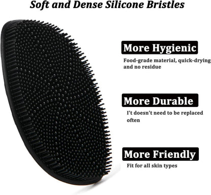 Silikon Gesichtsreiniger Bürste Peeling Massage Pad für