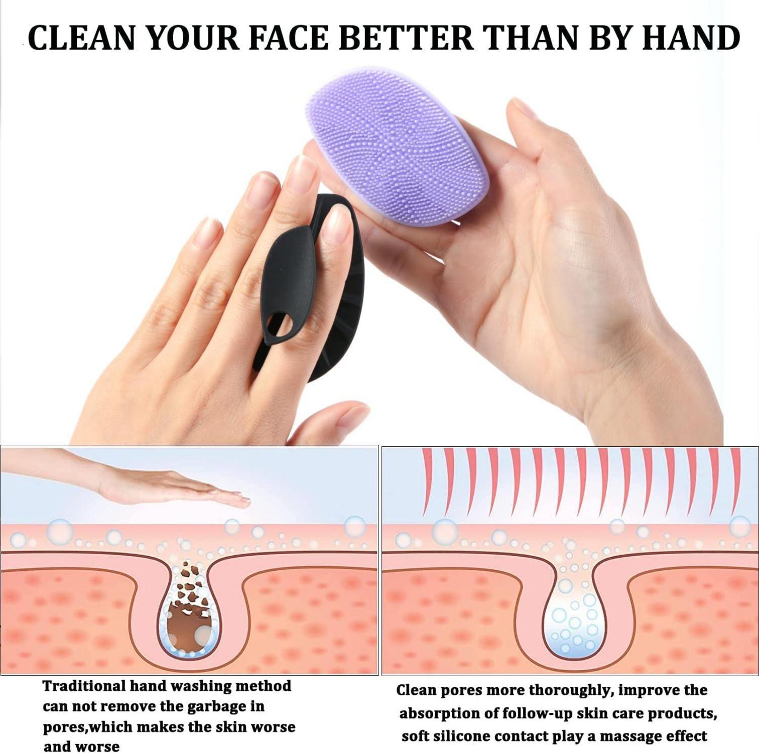 Silikon Gesichtsreiniger Bürste sanftes Peeling Massagegerät